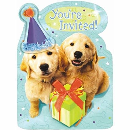 Invitation-Puppy Novelty