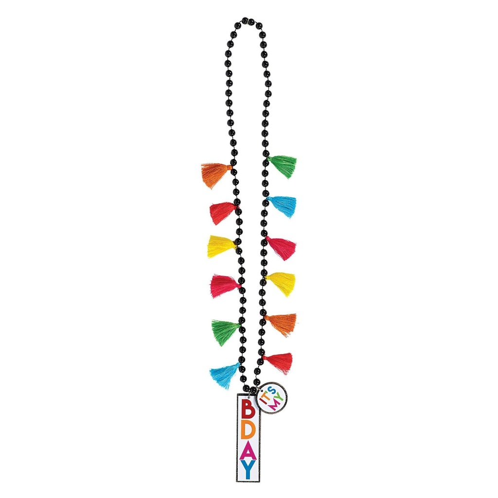 It's My Bday! Tassel Necklace