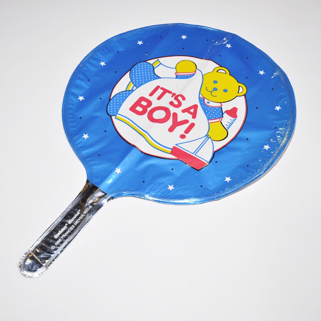Its A Boy Bear W.Bottle - On Stick