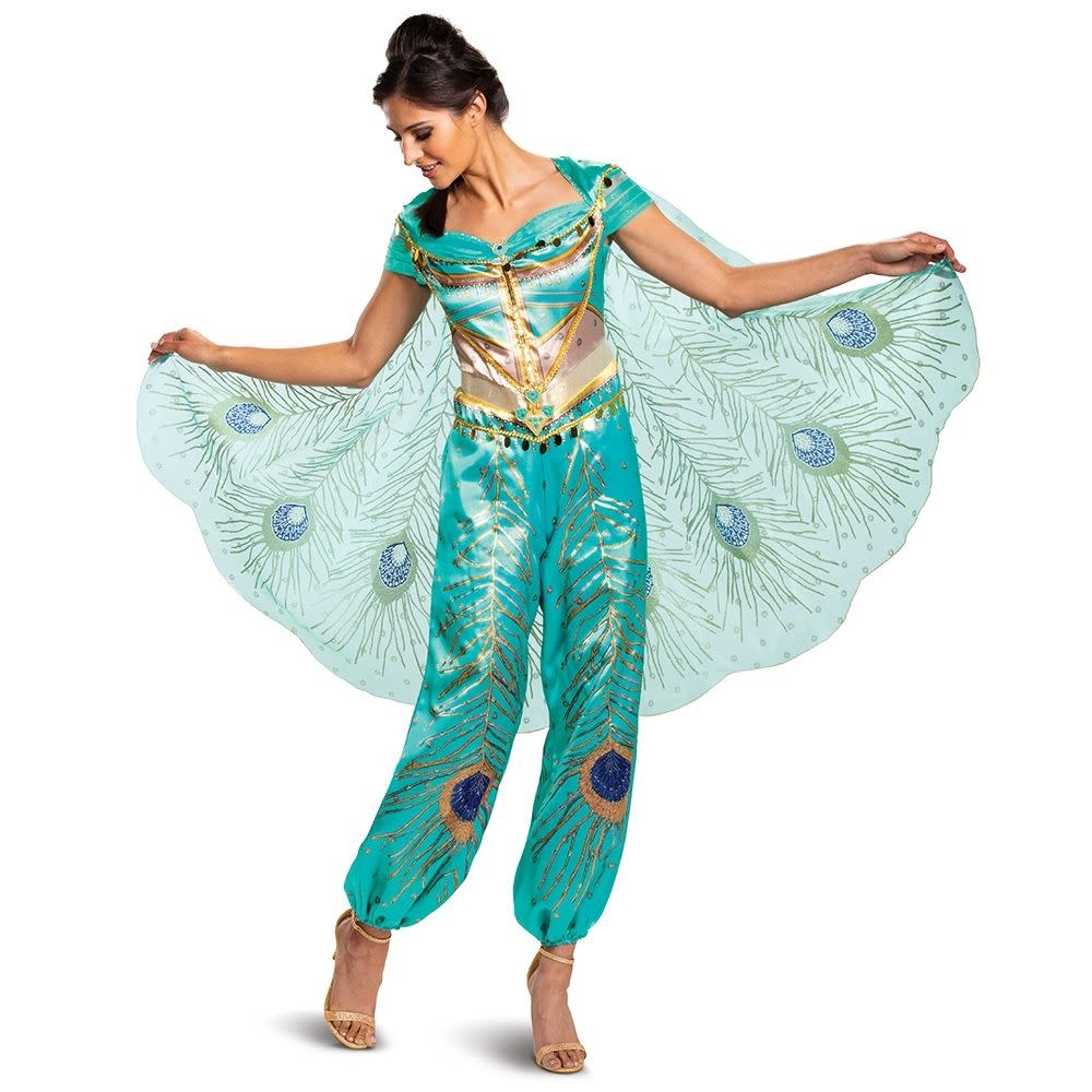 Jasmine Teal Deluxe Women's Costume Dolls & Storybook