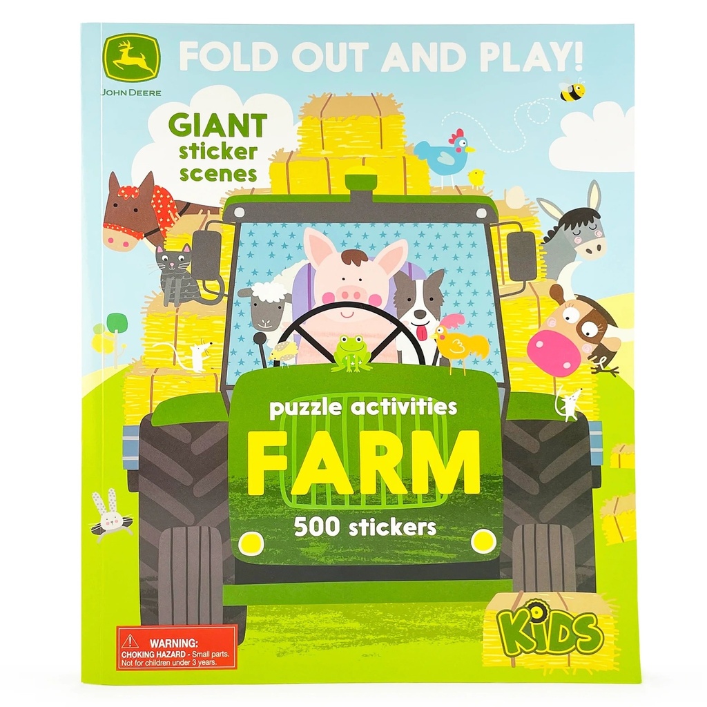 John Deere Farm - 500 Stickers & Puzzle Barn & Western