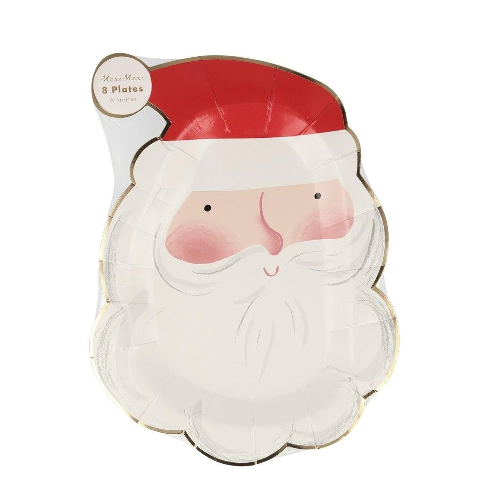 Jolly Santa Plates