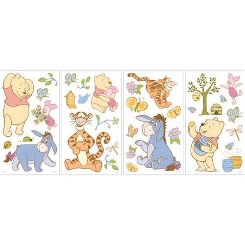 Jumbo Wall Sticker - Pooh Stickers & Tattoos