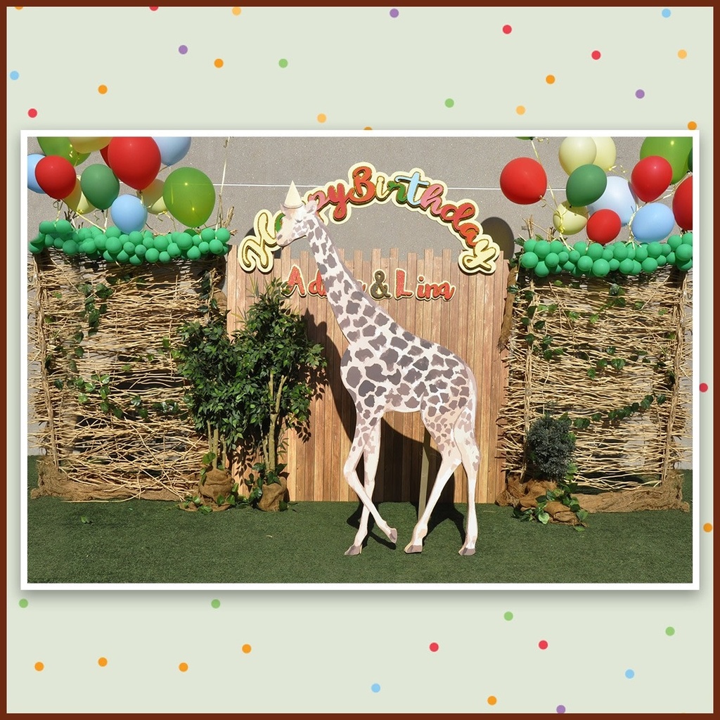 Jungle Animal Standee-Giraffe Jungle Animals