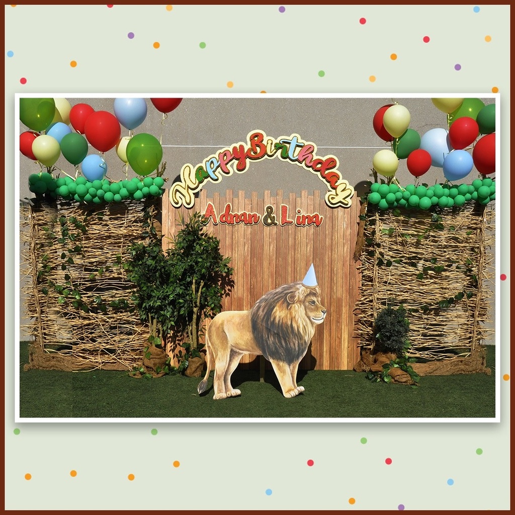 Jungle Animal Standee-Lion (115 X 145)cm Jungle Animals