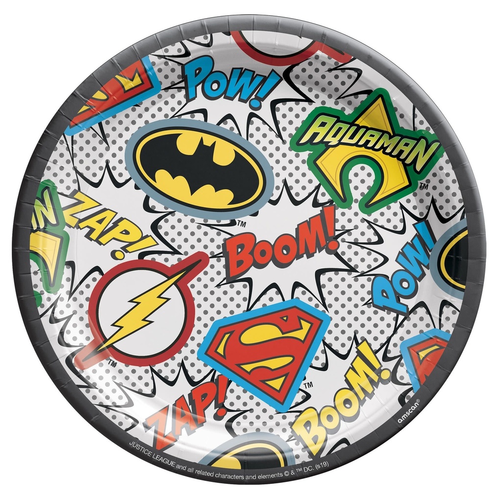 Justice League Heroes Unite™ 7" Round Plates