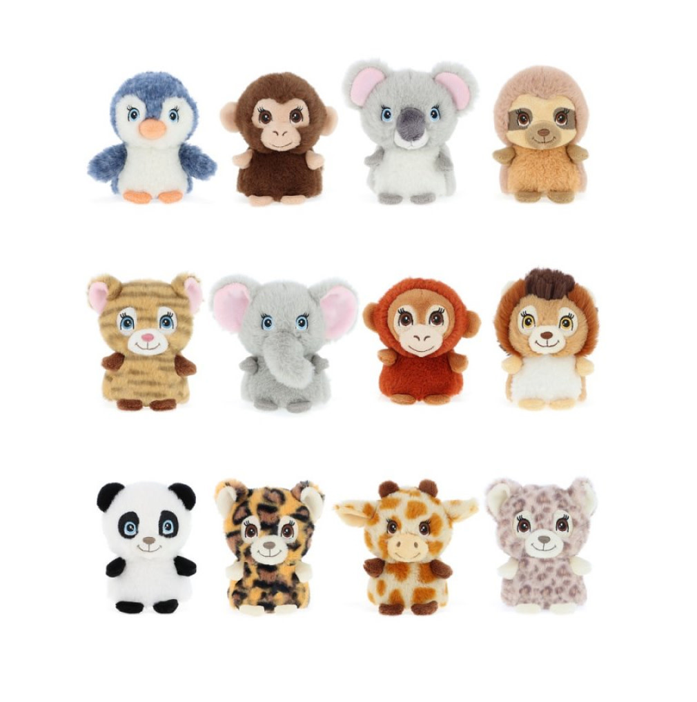 KEELECO MINI ADOPTABLE WORLD 10CM 12ASST Plush