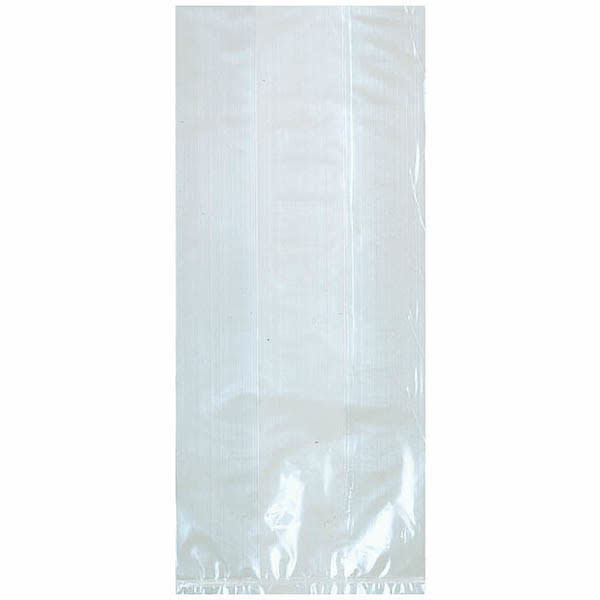 Large Clear Cello Party Bags (11 1/2"H x 5"W x 3 1/4'D) 8/pk