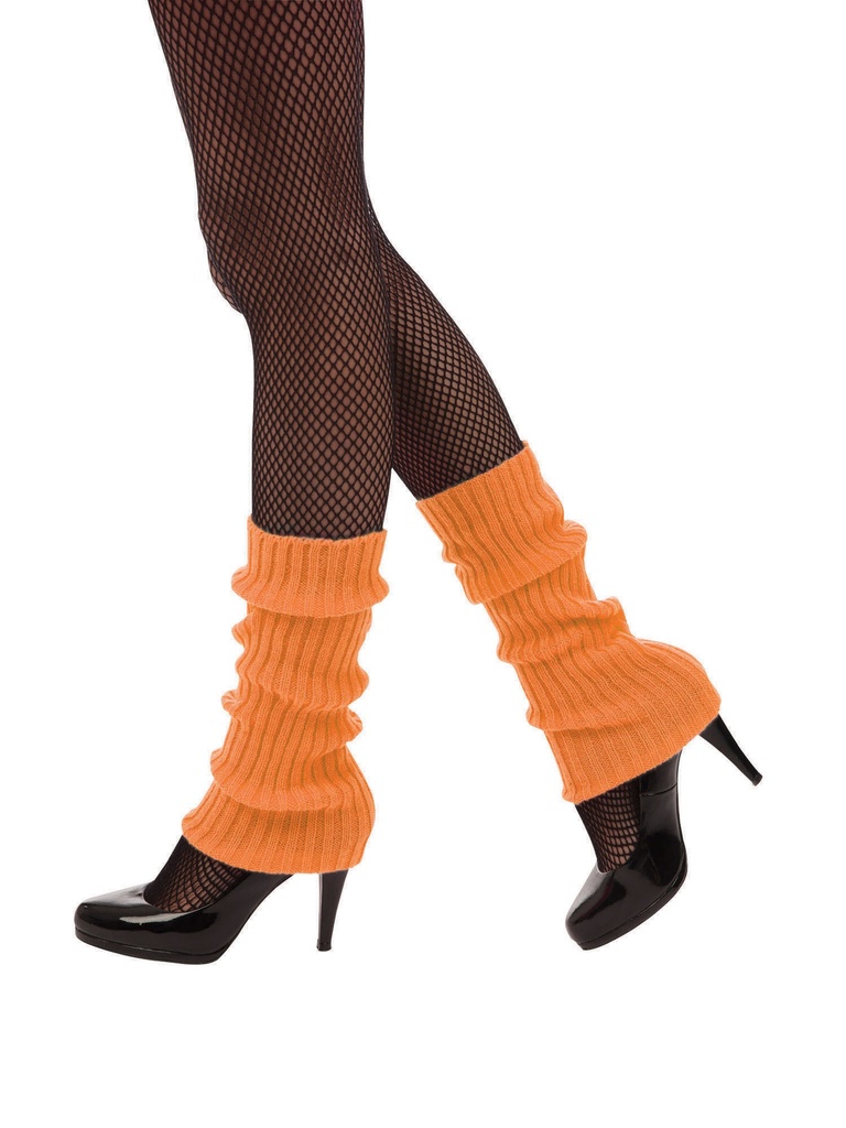 Leg Warmer Neon Orange 80's Eighties