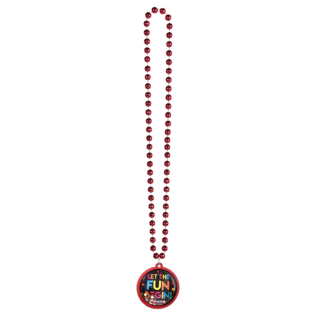 Let The Fun Begin Bead Necklace