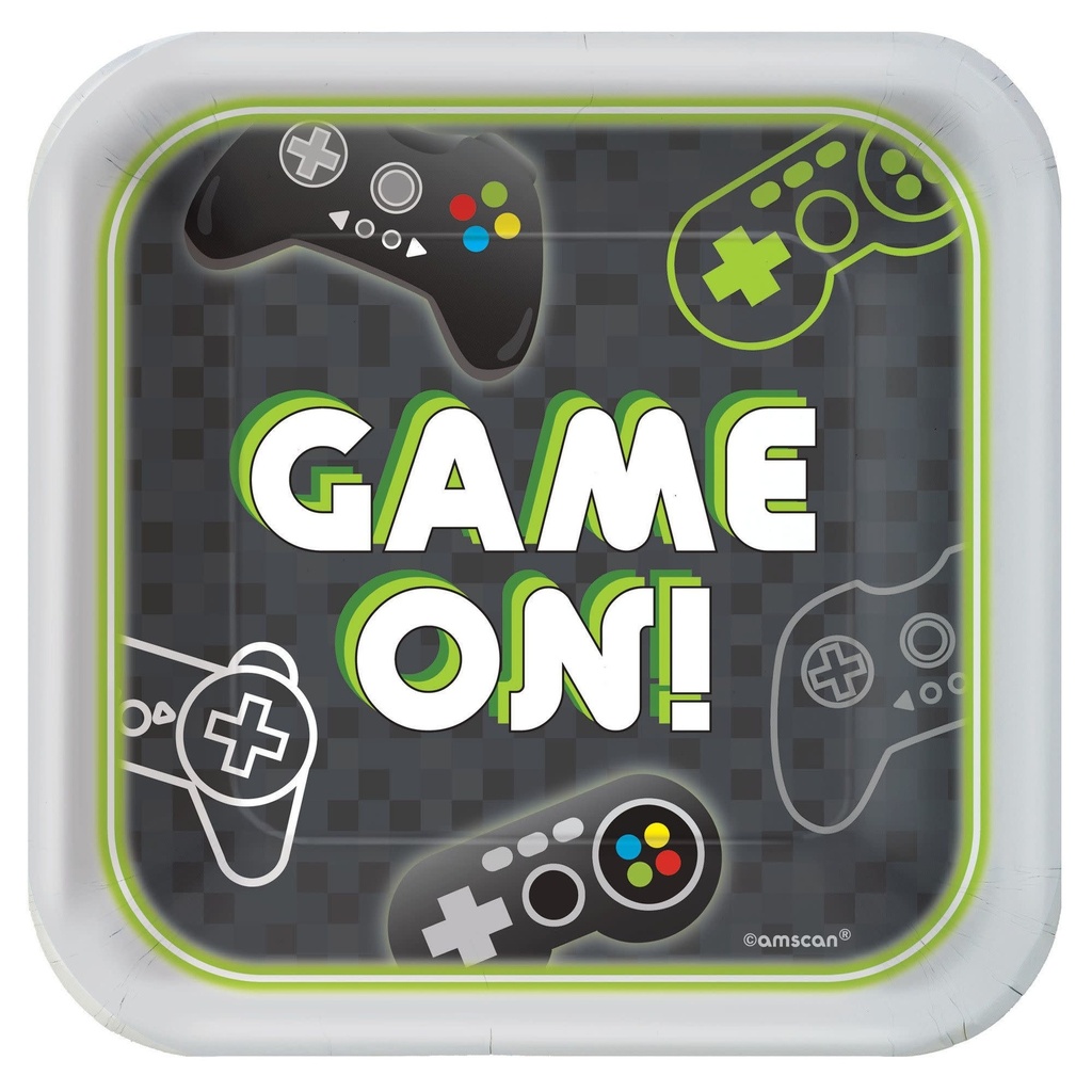 Level Up Square Plates, 7 Inch