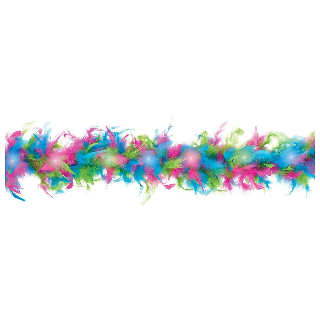 Light-Up Feather Boa