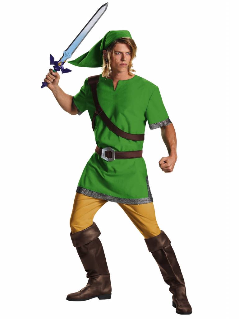  Link Legend of Zelda Classic Men Costume