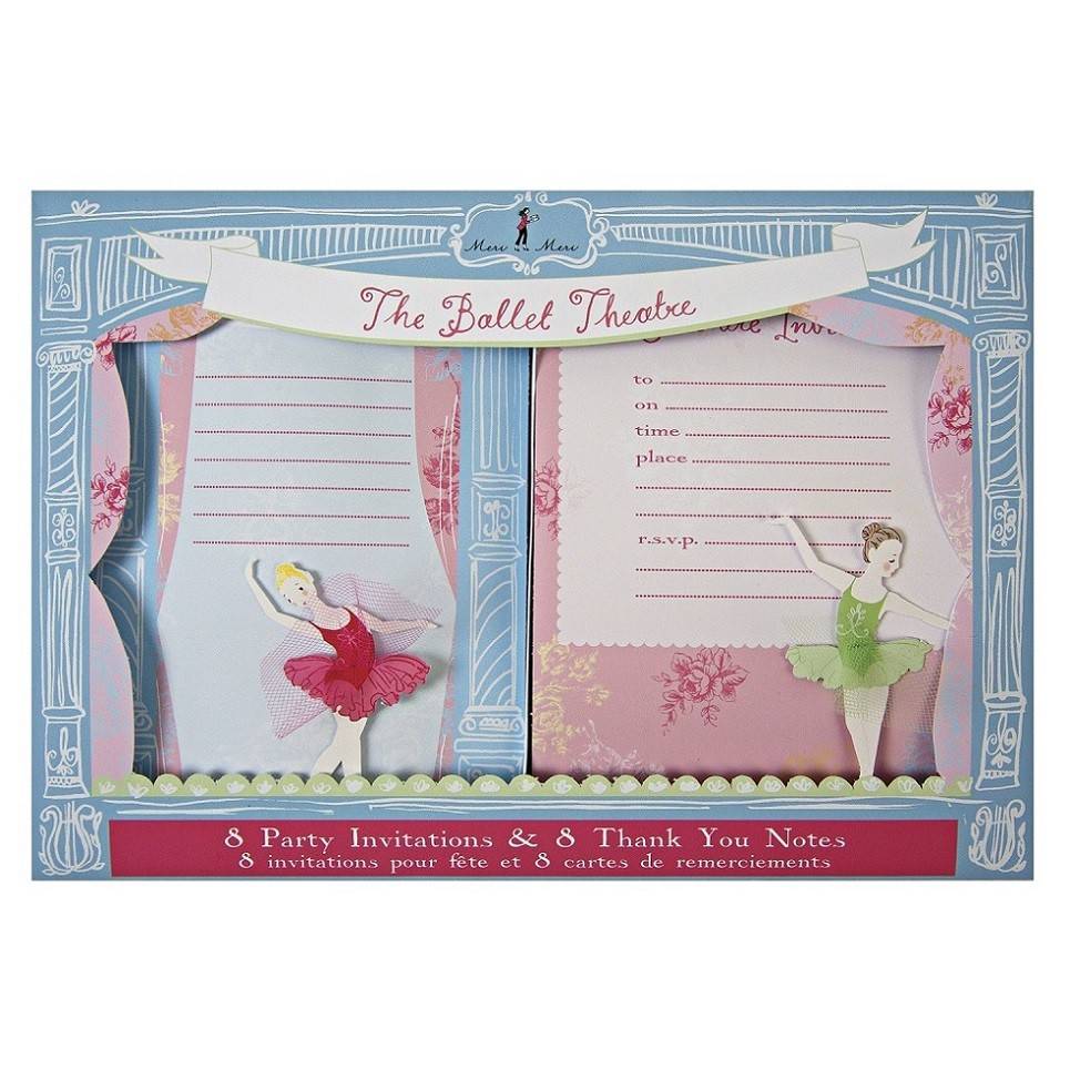Little Dancers - Invites/Thank You