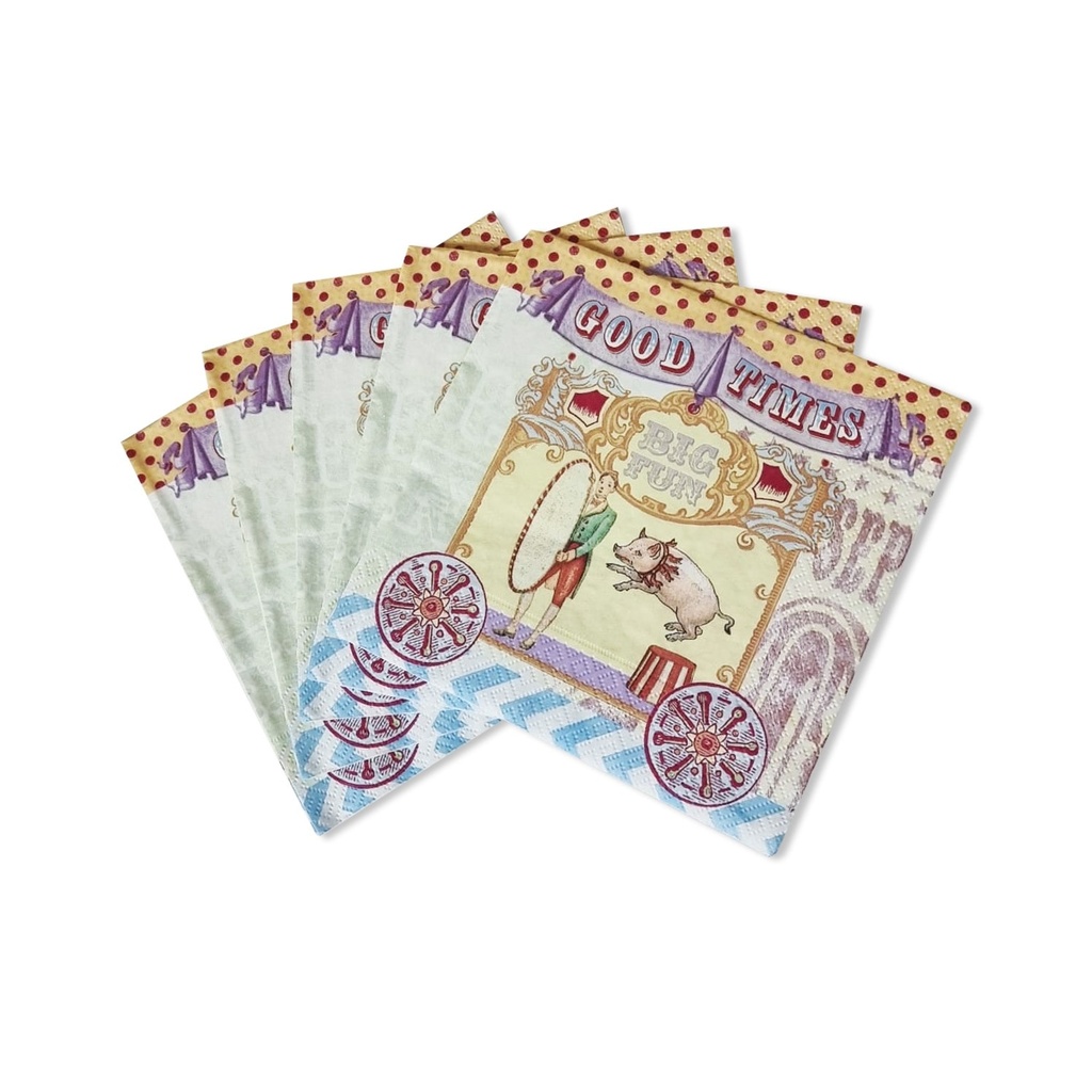 مناديل غداء بنمط الكرنفال