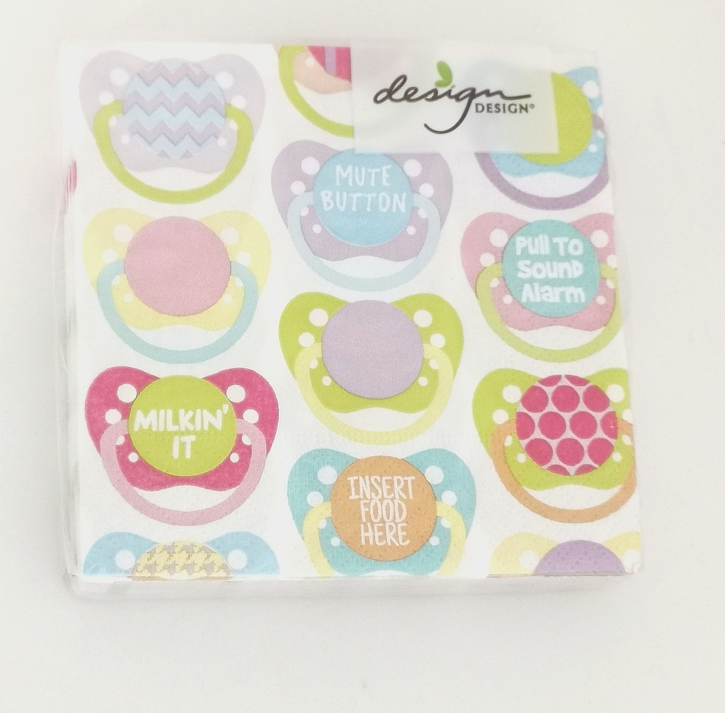 مناديل غداء بنمط لهاية أطفال