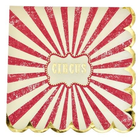 Lunch Napkins 16/pk (33x33) cm-Vintage Circus