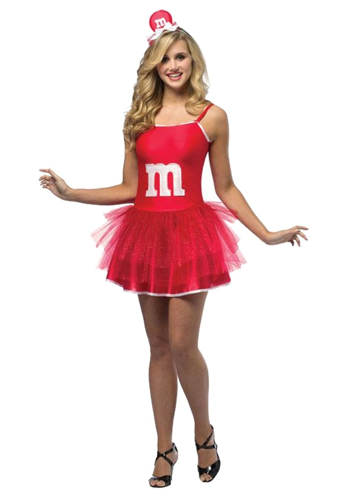 M&M Party Dress  Red Girls Teen
