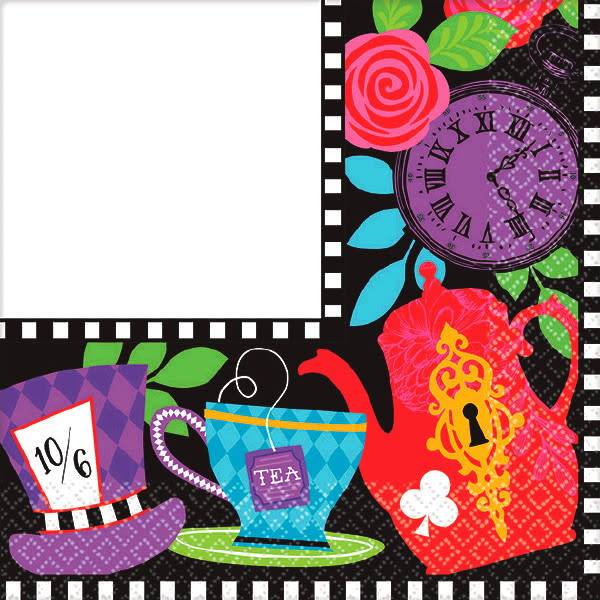 Mad Tea Party-Beverage Napkin