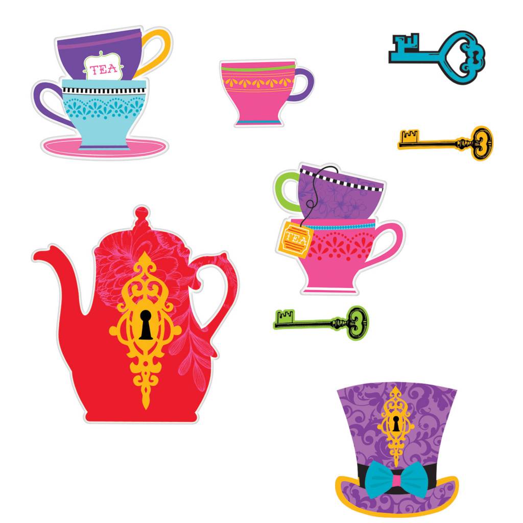 Mad Tea Party-Cutouts Mega Value Pack