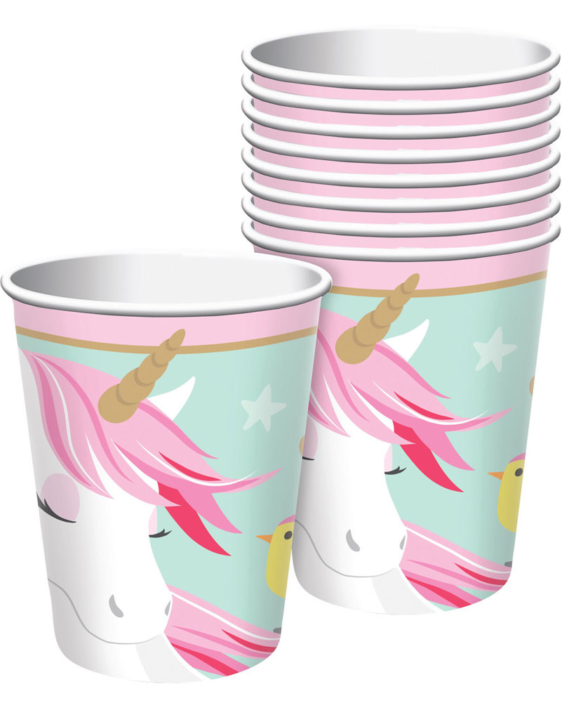 Magical Unicorn - Cups 9 Oz 8/pk