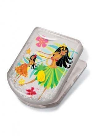 Magnetic Clip Floater-Hula Girl Hawaiian/Tropical