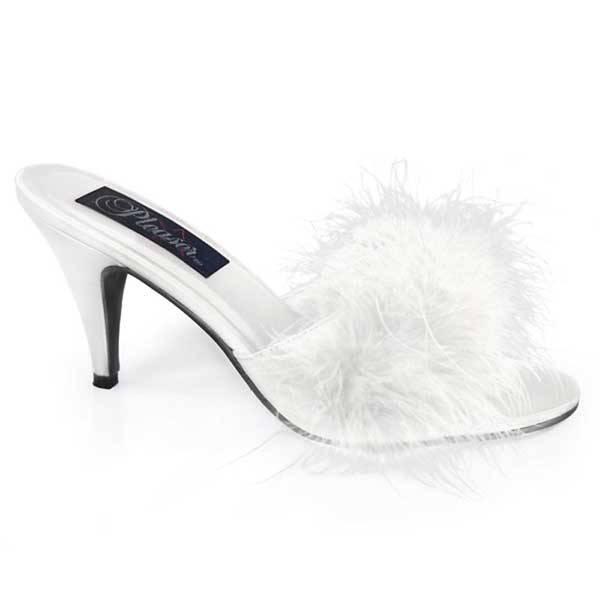 Marabou Sandal White