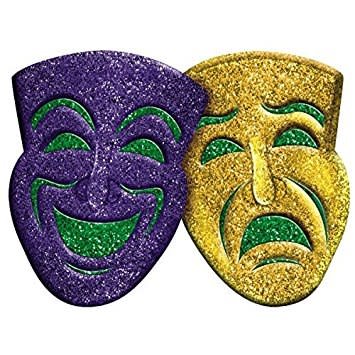 Mardi Gras Mask-Comedy