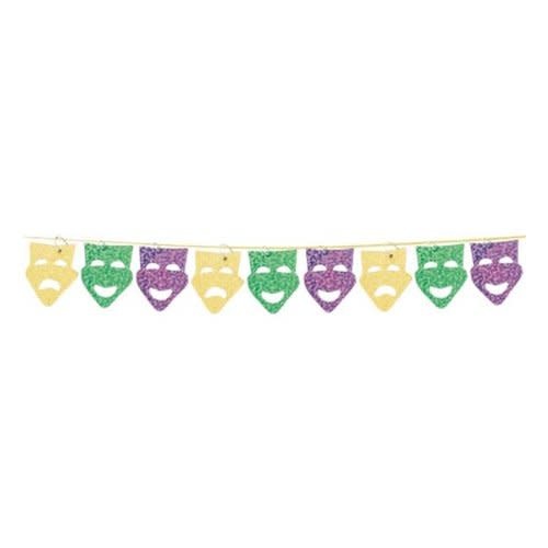 Mardi Gras - Mask String Garland
