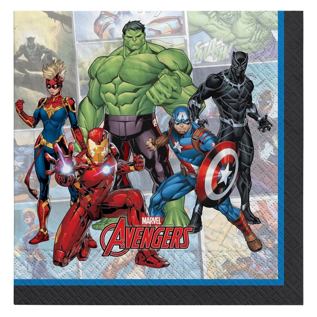 Marvel Avengers Powers Unite  Luncheon Napkins