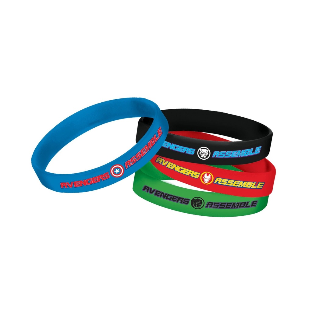 Marvel Avengers Powers Unite  Rubber Bracelets Bracelets and Rings
