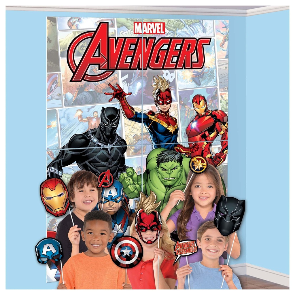Marvel Avengers Powers Unite  Scene Setter with Props