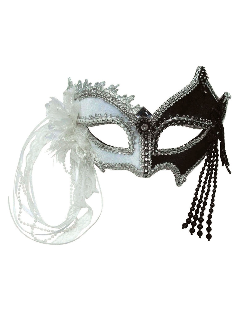 Mask Black/White & Tassels