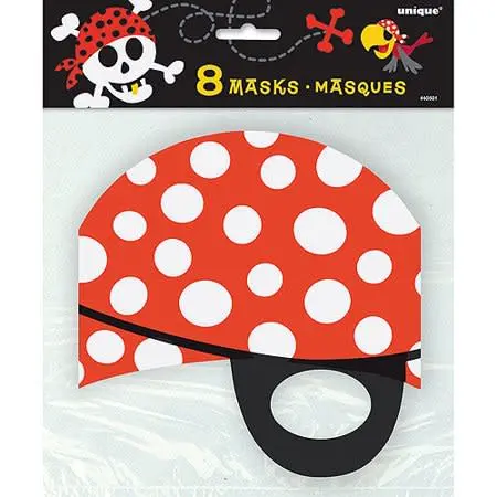 Pirate Fun Masks Set/8