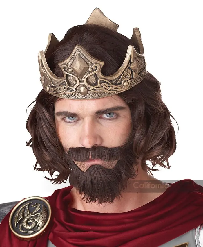 Medieval King Wig, Beard & Moustache