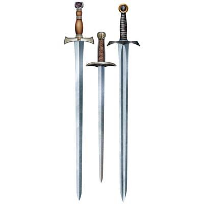 Medieval Sword Cutouts