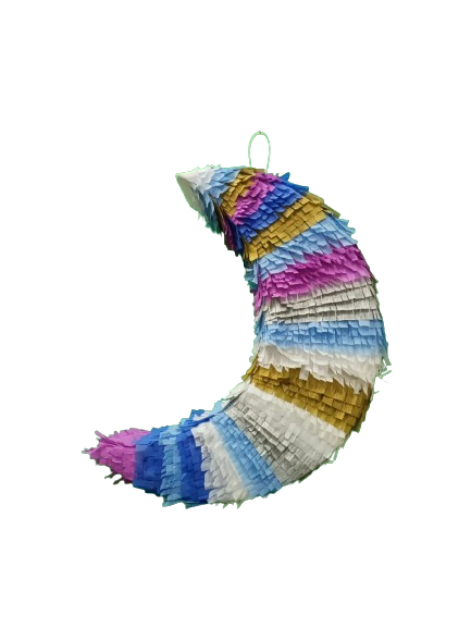 Medium Die Cut   60 cm-Crescent Moon Pinatas