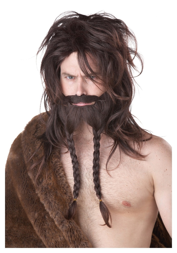 Medium Wig - Viking Wig -, Beard & Moustache