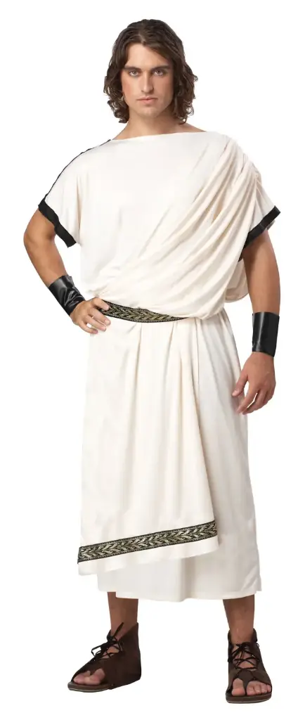 Deluxe Classic Toga Adult Costume