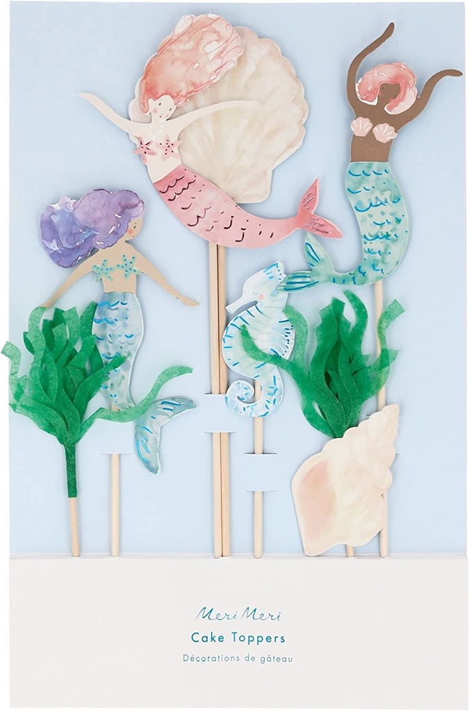 Mermaid Cake Toppers