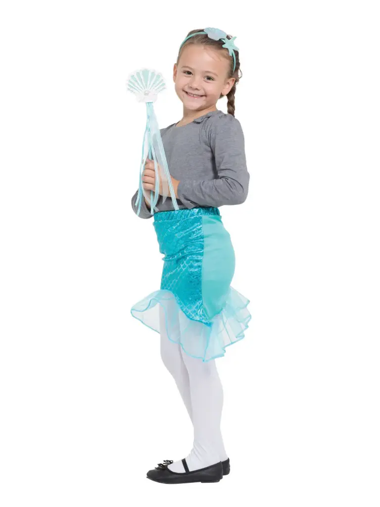 Mermaid Set Tutu, Headband & Wand
