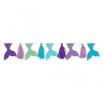 Mermaid Wishes-Penant Tassel Garland Glitter