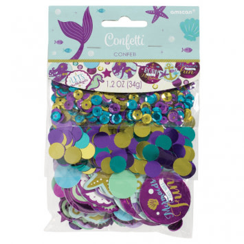 Mermaid Wishes-Confetti Popper Streamer