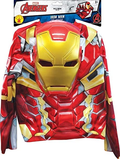 Metallic Iron Man Super Muscle Top Boys Child