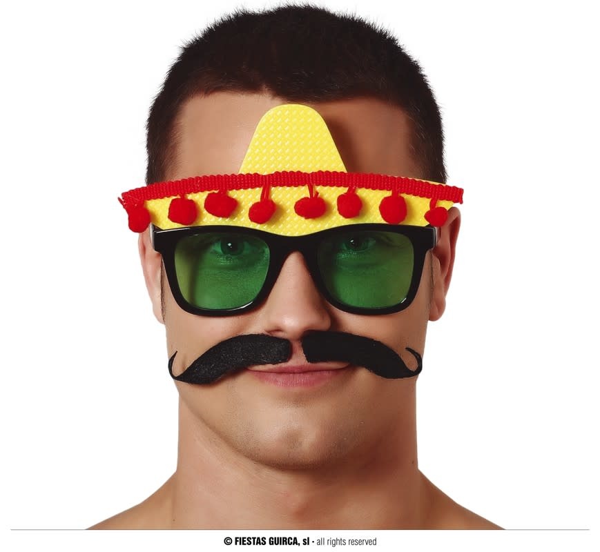 Mexican Glasses With Hat