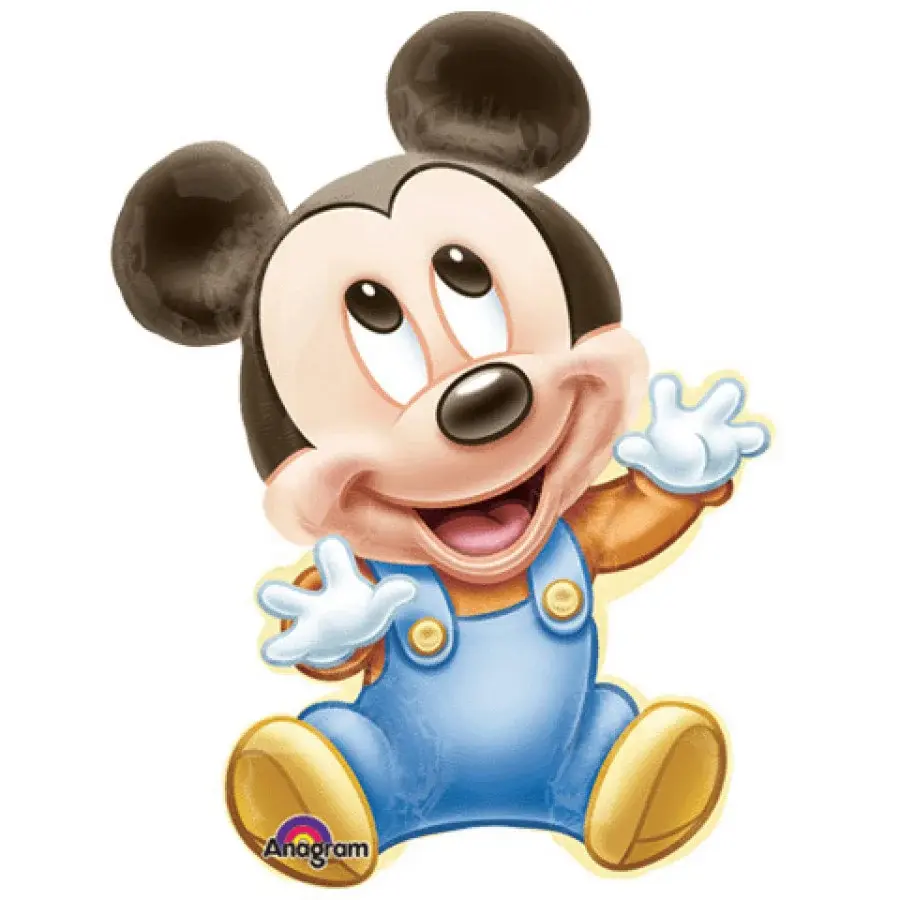 بالون ميكي ماوس عيد الميلاد الأول للأولاد - ٣٢ إنش