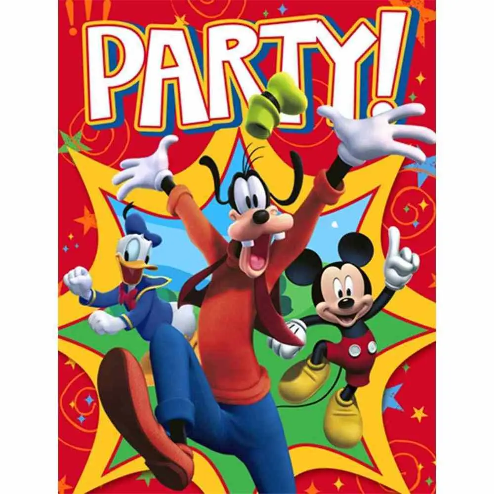 Invitation Cards-Mickey Fun & Friends
