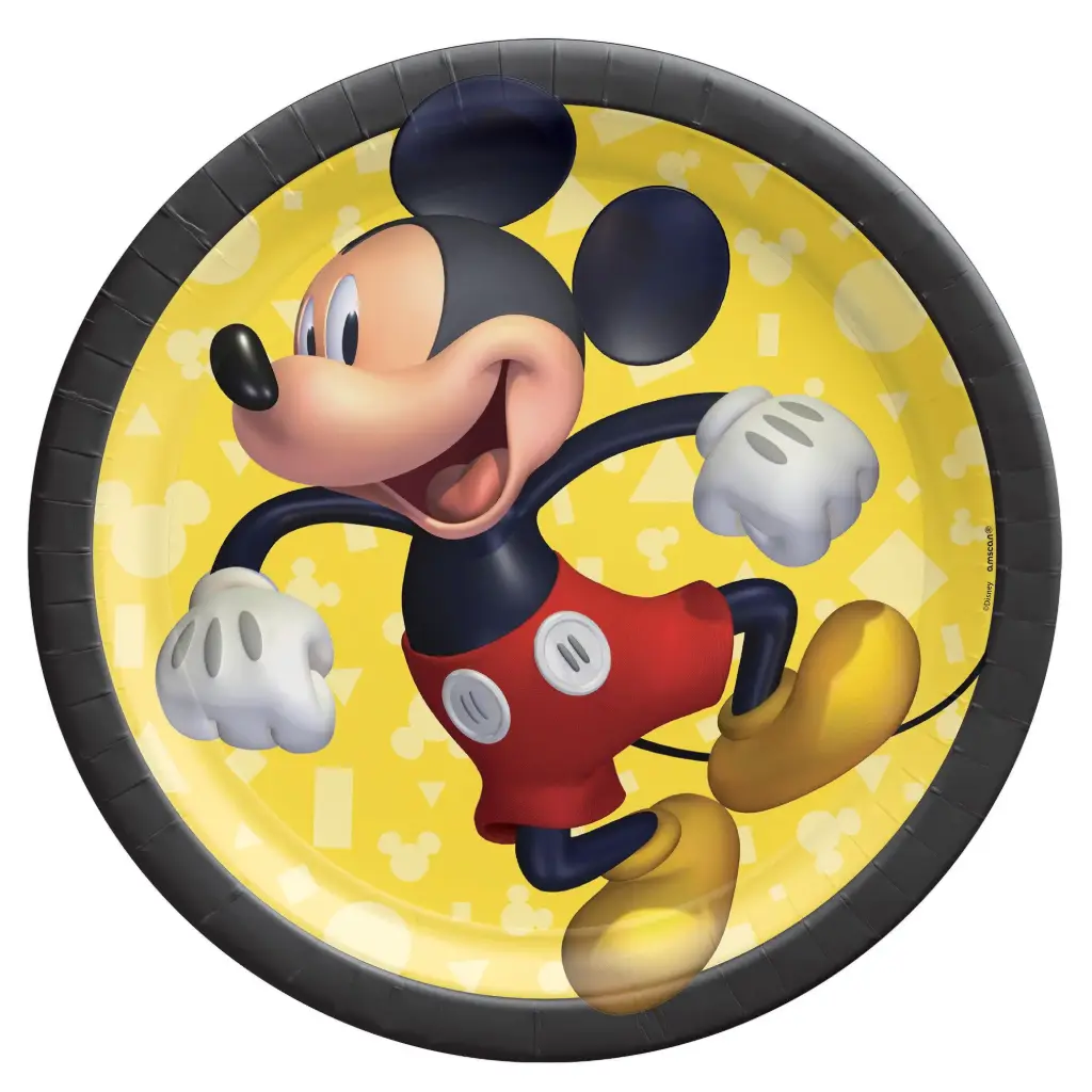 Mickey Mouse Forever 7 Inch Round Plates