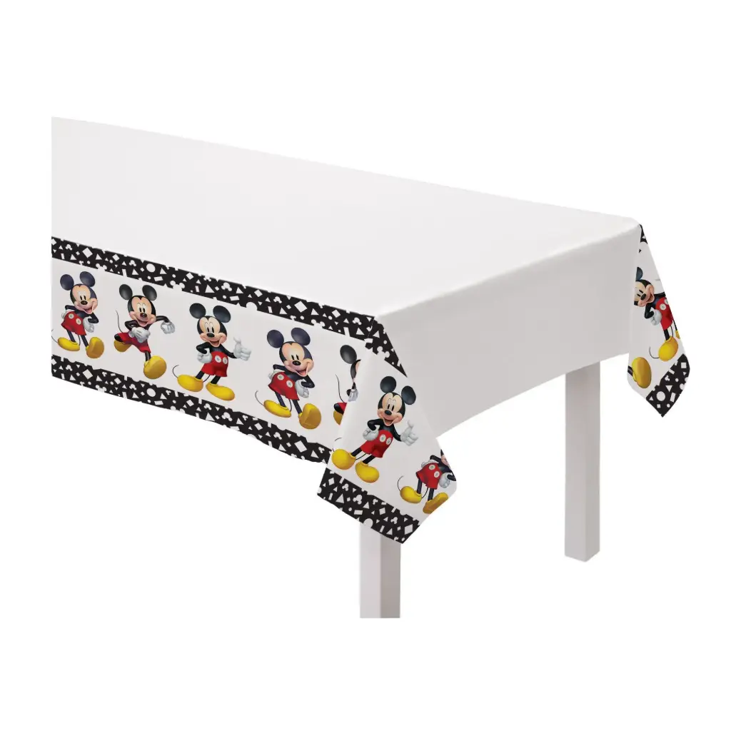 Mickey Mouse Forever Plastic Table Cover 54X96 Inches