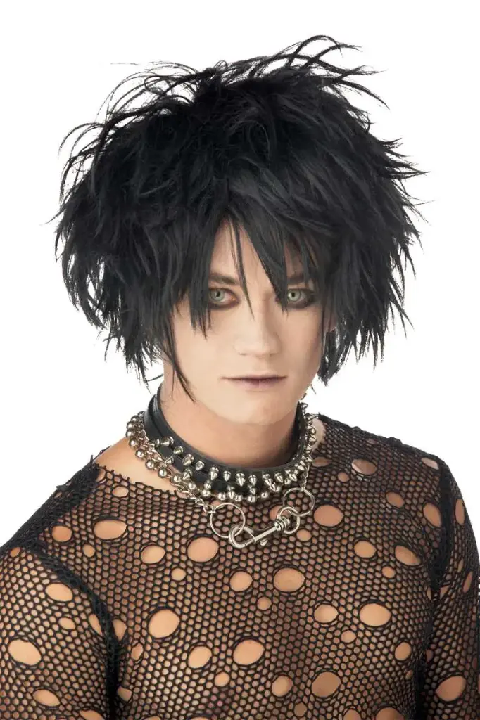 Midnight Fiend Male Wig